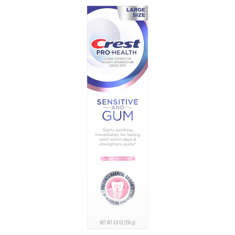Crest Pro-Health Sensitive and Gum All Day Protection Toothpaste - 4.8oz, 3 of 11
