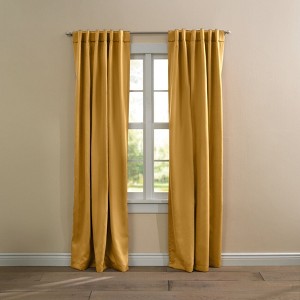 BrylaneHome BH Studio Room-Darkening Back-Tab Panel - 1 of 4