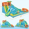 Yaheetech 10-in-1 Double Lane Inflatable Water Slide for Kids Pool with Slide, Cyan - 3 of 4