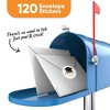 Big Dot of Happiness Class of 2026 Grad Party Envelope Seal Stickers, Round Circle Stickers to Seal Cards, Graduation Envelope Seals - 120 Count - 2 of 4