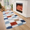 Indoor Modern Soft Fluffy Living Room Rugs, Plush Shaggy Non Slip Area Rug for Nursery Kids Room Bedroom - 3 of 4