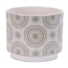 Stone Floral Patterned Planter (Set of 3) - 3 of 4