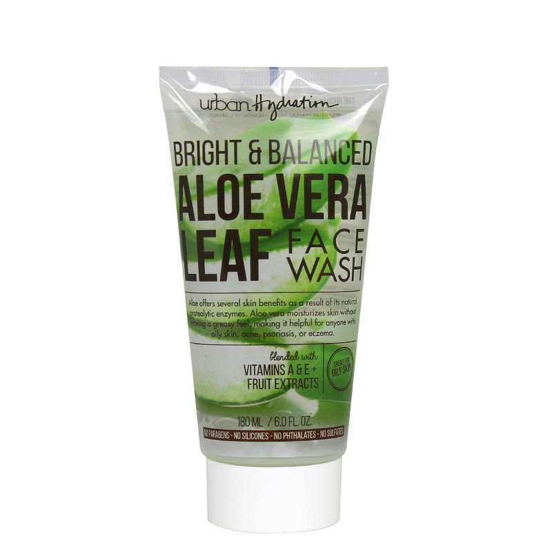 Urban Hydration Bright &#38; Balanced Aloe Vera Leaf Face Wash - 6 fl oz, 1 of 8