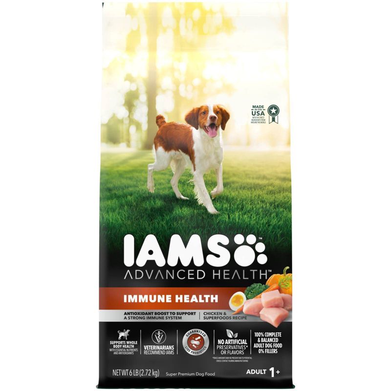 IAMS Advanced Health Immunity with Chicken and Grain Dry Dog Food - 6lbs, 1 of 8