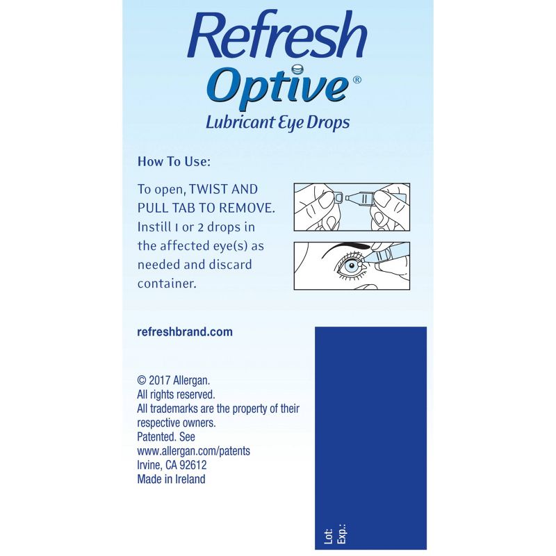 Refresh Optive Lubricant Eye Drops - 60ct, 3 of 7
