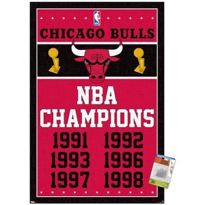 Trends International NBA Chicago Bulls - Champions 13 Unframed Wall Poster Prints - 1 of 4