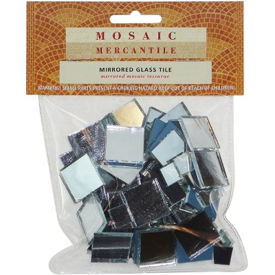 Mirrored Glass Tiles 100/Pkg-Square