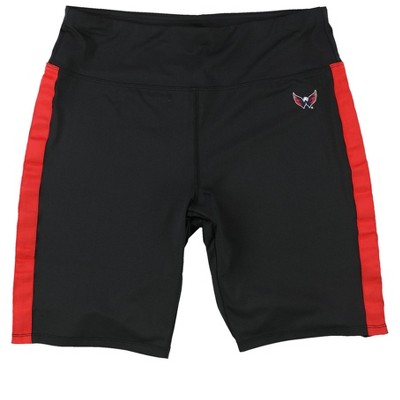 G-III Sports Womens Washington Capitals Athletic Compression Shorts