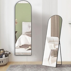 Beautyolove 58"L x 18"W Arched Full Length Mirror Free Standing Leaning Mirror - 1 of 4