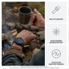 Garmin Instinct 3 45 mm Solar Whitestone with Whitestone/Bolt Blue Silicone Band - 3 of 4