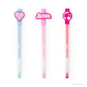 Yoobi Barbie Gel Pen 3pk with Charms - 1 of 4