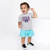 The Juniper Shop Coquette USA Bow Toddler Short Sleeve Tee - 3 of 4