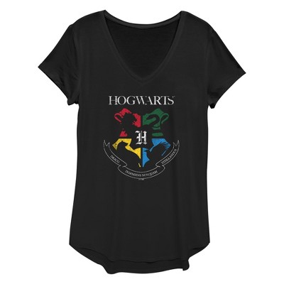 Women's Harry Potter Hogwarts Distressed Crest T-Shirt