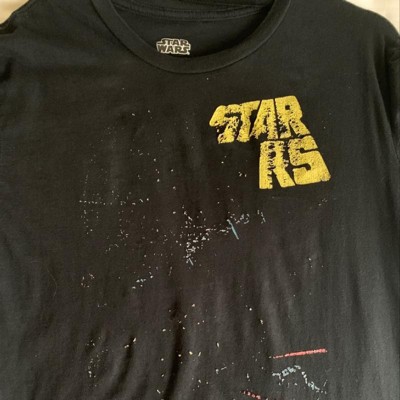 Men's Star Wars Millennium Falcon Battle T-shirt - Black - 3x Large ...