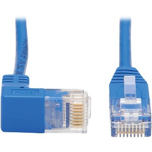 Tripp Lite Down Angle Cat6 Ethernet Cable 3ft N204S03BLDN - Data and Networking Cables - 1 of 4