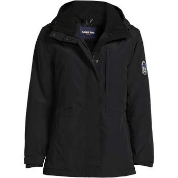 Lands' End Women's Insulated Cozy Fleece Lined Winter Coat - Large