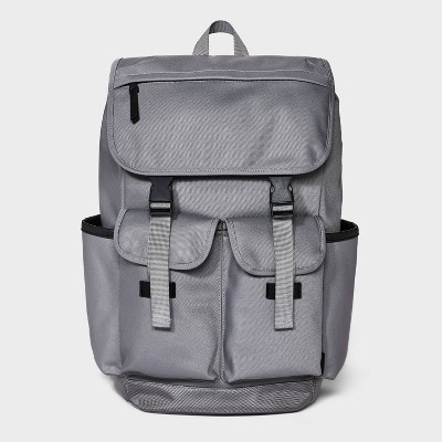 Men&#39;s 18.5&#34; Backpack with Buckles - Goodfellow &#38; Co&#8482; Gray_2