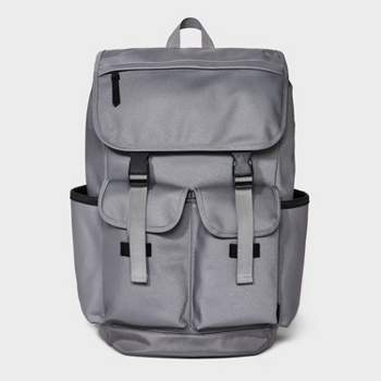 Men's 18.5" Backpack with Buckles - Goodfellow & Co™ Gray