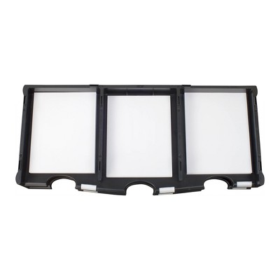 Black Heavy Duty Plastic 6 Compartment Organizer Add-On Unit