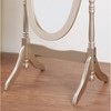 Exquisite Wooden Floor Mirror: A Nod to Queen Anne Elegance - 2 of 4