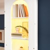 Whisen Queen Size Murphy Platform Bed, Sturdy Pine, Shelves, LED Strips, Cabinets and Drawers - 4 of 4