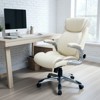 COMHOMA 400lbs Big and Tall Office Chair, Leather Executive Chair, Height Adjustable - 3 of 4