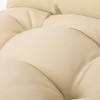 ARTPLAN Seat/Back Outdoor Chair Cushion,Set of 4 Patio Chair Cushion with Tie,Tufted Replacement for Patio Furniture,40x20x4 Inches,4 Count - 4 of 4