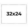 PosterPalooza | Modern Shadow Box 1" Depth White Picture Frame - UV Acrylic, Backing Board, Hanging Hardware - 2 of 4