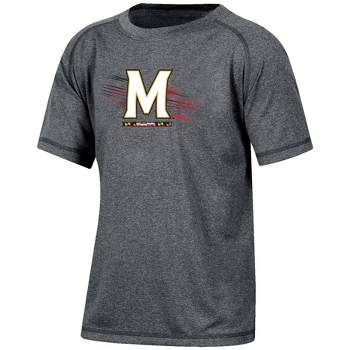 NCAA Maryland Terrapins Boys' Gray Poly T-Shirt