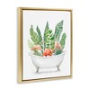Stupell Industries Tropical Flamingoes Bathtub Plants, 21" x 17" - 3 of 4