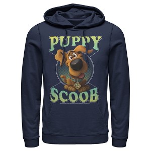 Men's Scooby Doo Puppy Circle Pull Over Hoodie - 1 of 3