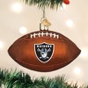 Old World Christmas Blown Glass Ornament for Christmas Tree, Las Vegas Raiders Football - 2 of 3