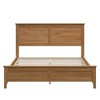 Merax Sleek Pine Wood Frame with Tapered Legs and Sturdy Slats Support - 3 of 4