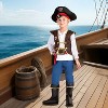 Joyfy Boys Halloween Pirate Captain Costume, Kids Pirate Costume Set for Toddler Halloween Dress Up Cosplay Party Decor - 2 of 4