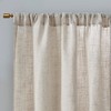 Kyler Linen Blend Light Filtering Curtain Panel Pair - 4 of 4