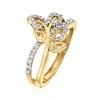 Ross-Simons 0.33 ct. t.w. Diamond Ivy Leaf Ring in 14kt Yellow Gold Size 5 - 3 of 4