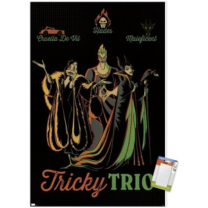 Trends International Disney Villains - Tricky Trio Unframed Wall Poster Prints - 1 of 4
