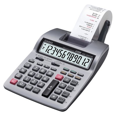 Casio Printing Calculator Silver HR100TM Target Inventory