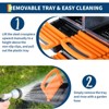 Chicken Nesting Box, 6-Hole Roll Away Egg Laying Box with Lid, Heavy-Duty Galvanized Steel Rustproof Design - Easy Egg Collection, Easy Clean - 4 of 4