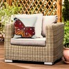 Liora Manne Frontporch Garden Indoor/Outdoor Pillow.. - 3 of 4