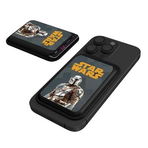 Keyscaper Star Wars Mandalorian Color Block Black Magnetic Credit Card Wallet - 1 of 3