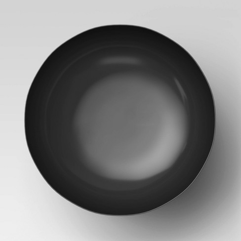 Black Plastic Serving Bowl 10qt