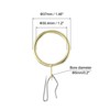 Unique Bargains Metal Drapery Eyelet Sliding Shower Curtain Hook Rings 28 Pcs - 2 of 4