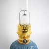 Aladdin Georgia Blue Genie II Oil Lamp for Shelf or Table, Indoor Emergency Lighting, Limited Edition in Blue Glass with Chrome or Brass Finish - 2 of 4