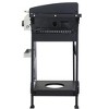 CAVINAS 3-Burner Propane Gas BBQ Grill,36900BTU Output Outdoor Grill with Hanging Basket&Foldable Side Table,Enameled Cast Iron Cooking Grids - 4 of 4
