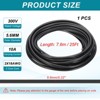 Unique Bargains Tinned Copper Insulated Heat Resistant PVC Covered 300V SVT Round Wire 18AWG - 2 of 4