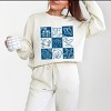 Simply Sage Market Nautical Chart Blue Lightweight Garment Dyed Sweatshirt - 2 of 4