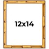 PosterPalooza | 12x14 Thin Bamboo Picture Frame, UV Acrylic, 2 Finishes - Gold and Brown - 2 of 4