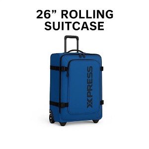 NEW YORK XPRESS TA-069 Waterproof Expandable, Soft Shell Suitcase (17", 20", 26", 30") - 1 of 4