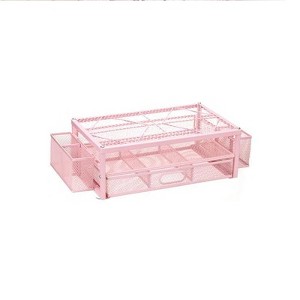 Aghana Digitals 2-Tier Metal Monitor Riser with Storage Drawers & Dual Pen Holders, 16x10x6 Inch - 1 of 4